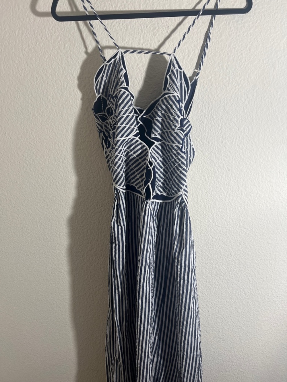 Anthropologie Celandine Hibiscus cutwork cotton midi dress Sz XL vacay coastal - Picture 7 of 11